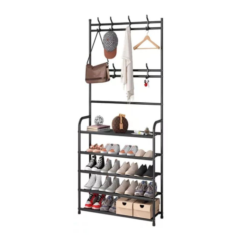 Cabideiro Sapateira Metálica Decoteam 4 Níveis 8 Ganchos - Imagem 3