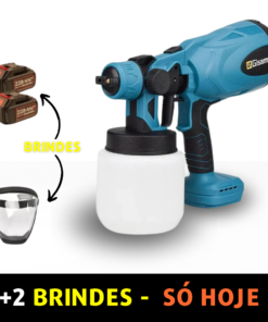 Pulverizador de tinta à Bateria 20V 1200ml com Carregador Bivolt