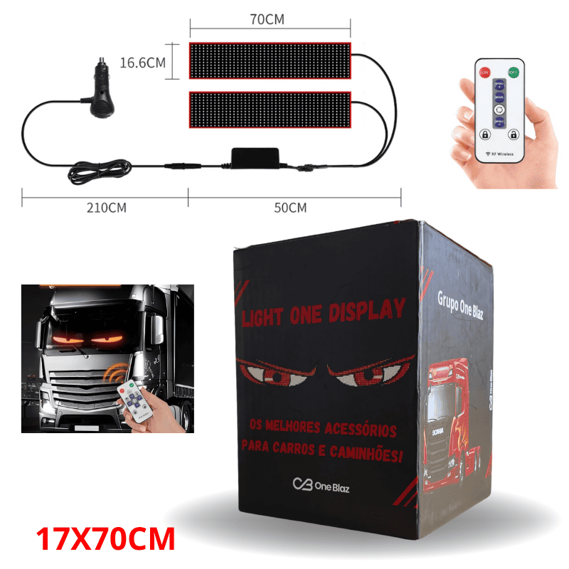Tela Flexível de LED para Carros e Caminhões - Imagem 9