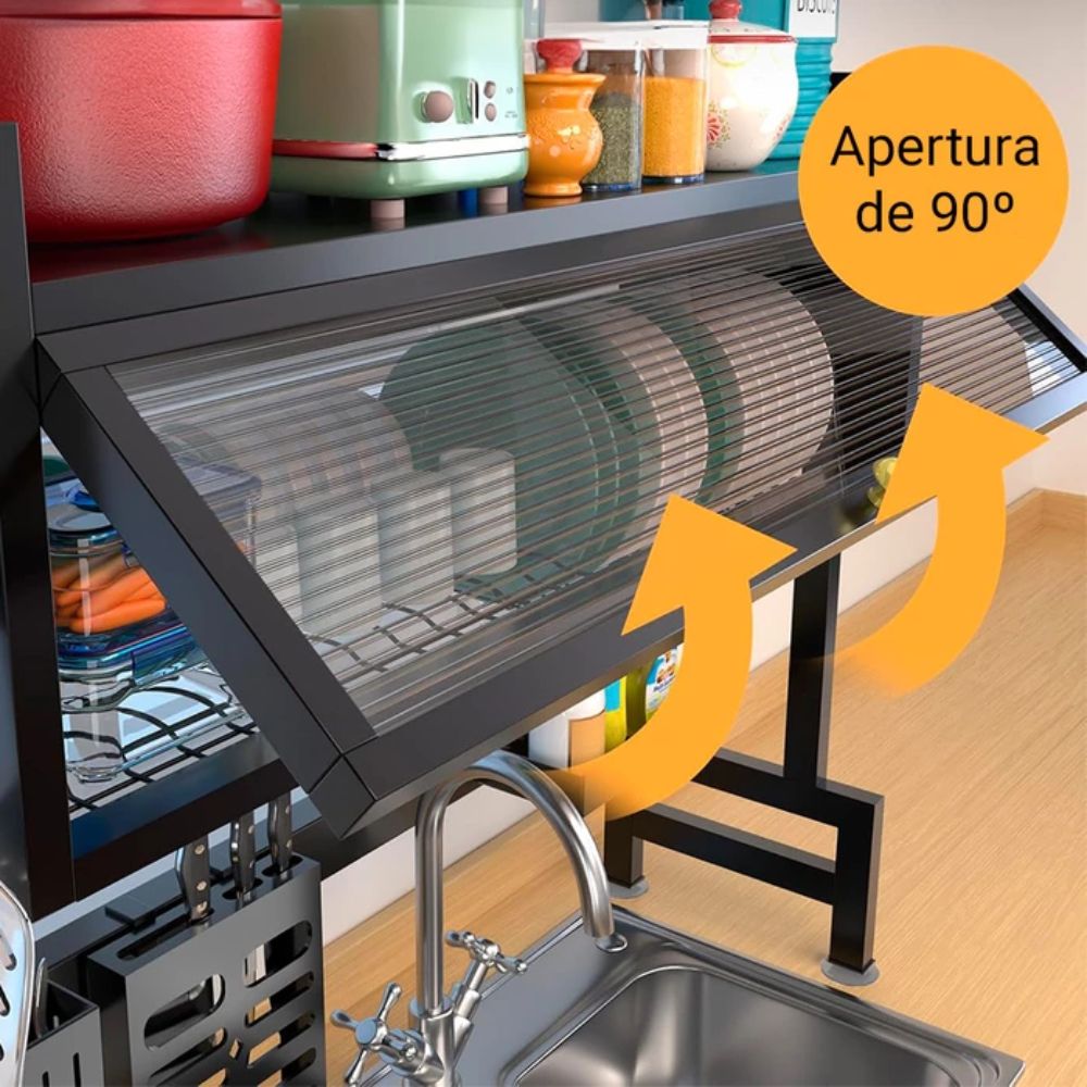 Organizador Escorredor Decoteam 2 Prateleiras 65x28x80 - Imagem 7