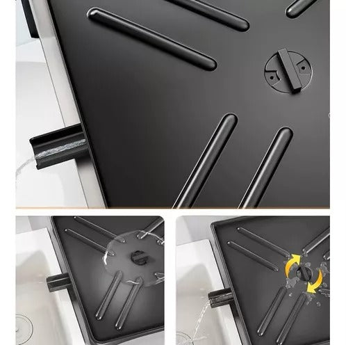 Escorredor De Louça 2 Em 1 Decoteam 2 Níveis Ralo Ajustável - Imagem 5