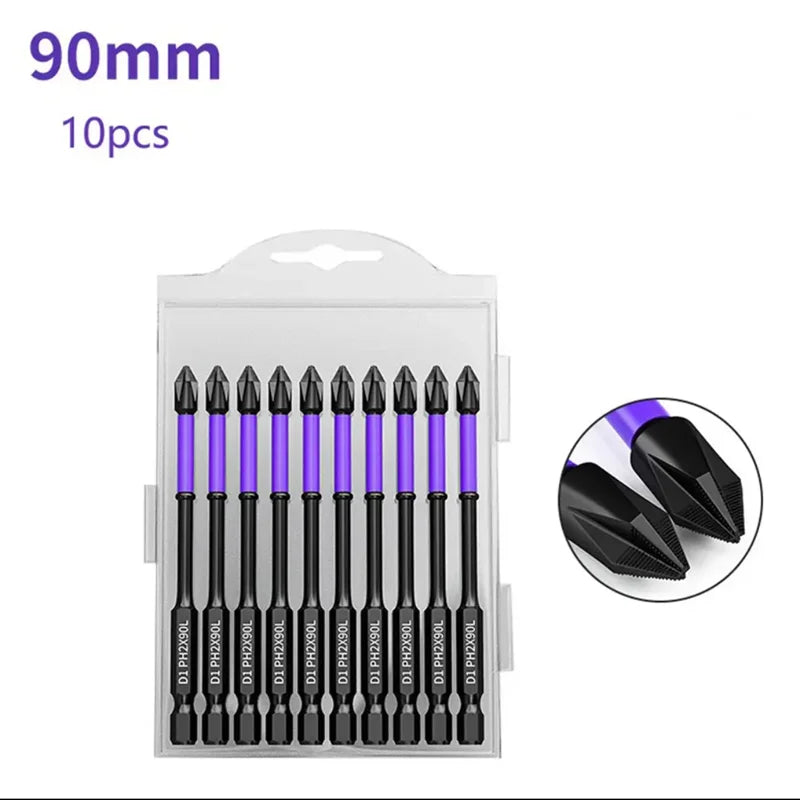 Conjunto de Ponteiras Phillips Magnéticas para Parafusadeira – Precisão e Praticidade - Imagem 3