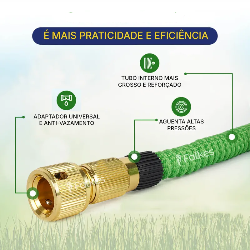Mangueira Mágica Flexível Irrigação + Esguicho de Brinde - Imagem 4