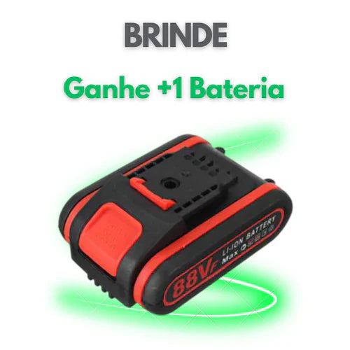 Mini Motosserra Elétrica de Poda Recarregável com Bateria 2000mAh K21 S02 - Imagem 4