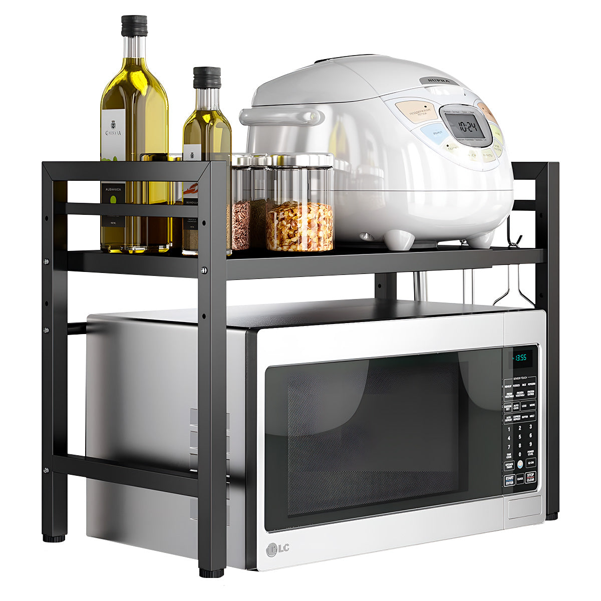 Rack Metálico Multiuso Decoteam Ajustável Para Microondas - Imagem 6