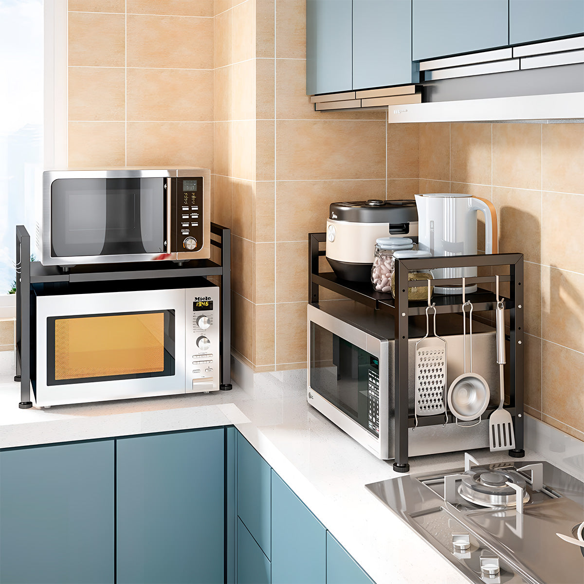 Rack Metálico Multiuso Decoteam Ajustável Para Microondas - Imagem 12