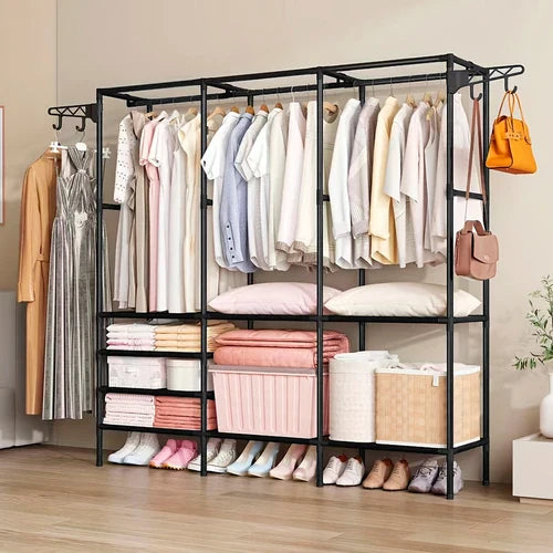 Guarda Roupa Decoteam Dobrável Closet Aberto Organizador Aço - Imagem 6