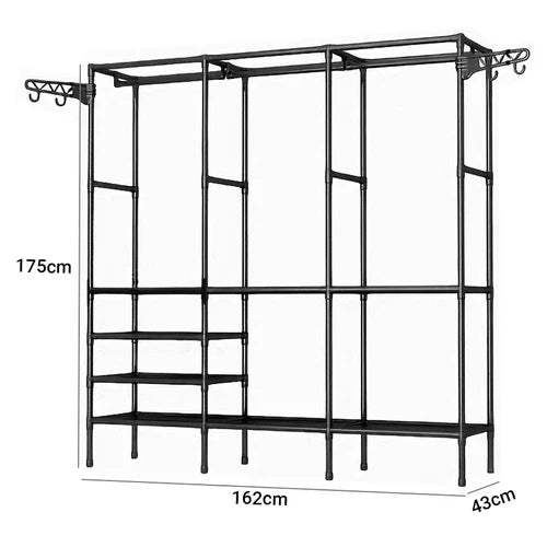 Guarda Roupa Decoteam Dobrável Closet Aberto Organizador Aço - Imagem 9