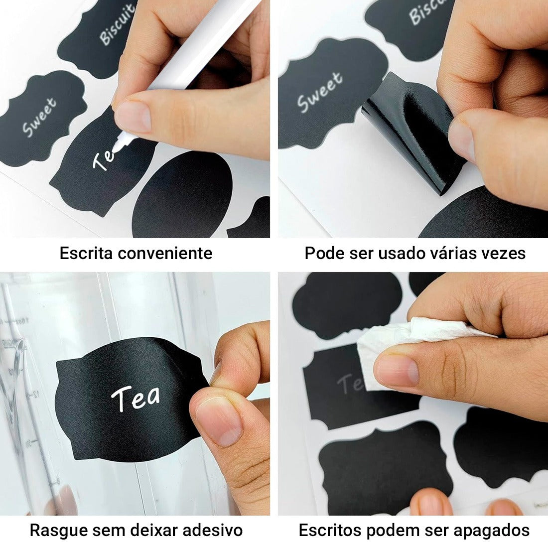 Conjunto 16 Potes Herméticos Croix Empilhavel Tampa E Trava - Imagem 7