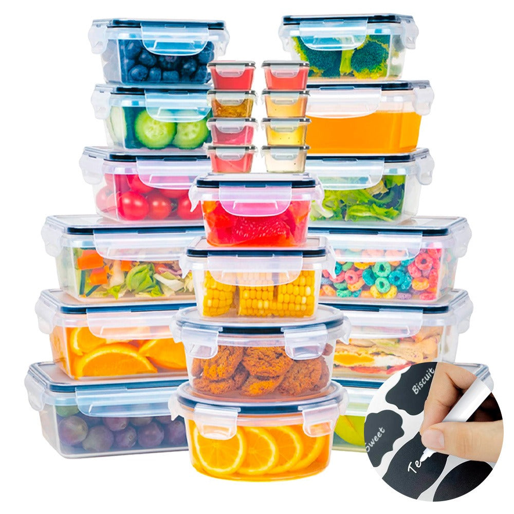 Conjunto 24 Potes Herméticos Croix Empilhavel Tampa E Trava! - Imagem 3