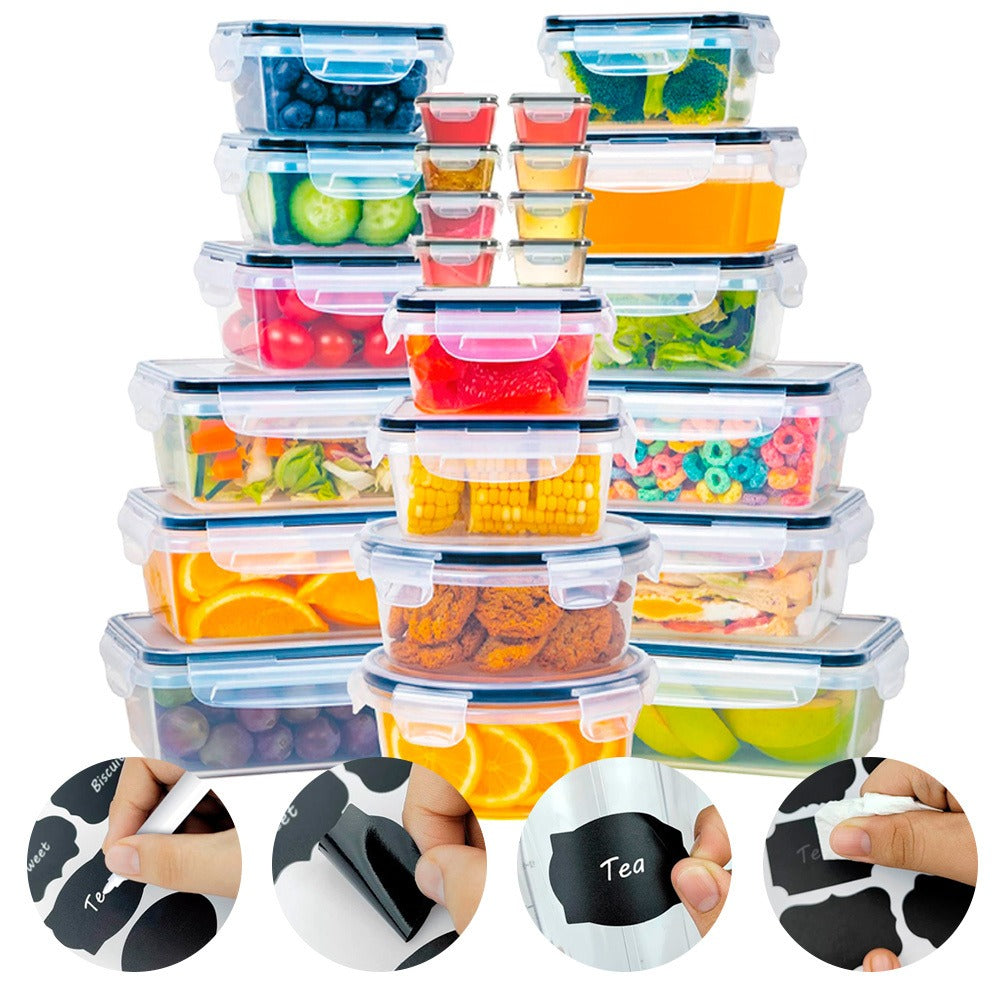 Conjunto 24 Potes Herméticos Croix Empilhavel Tampa E Trava! - Imagem 2