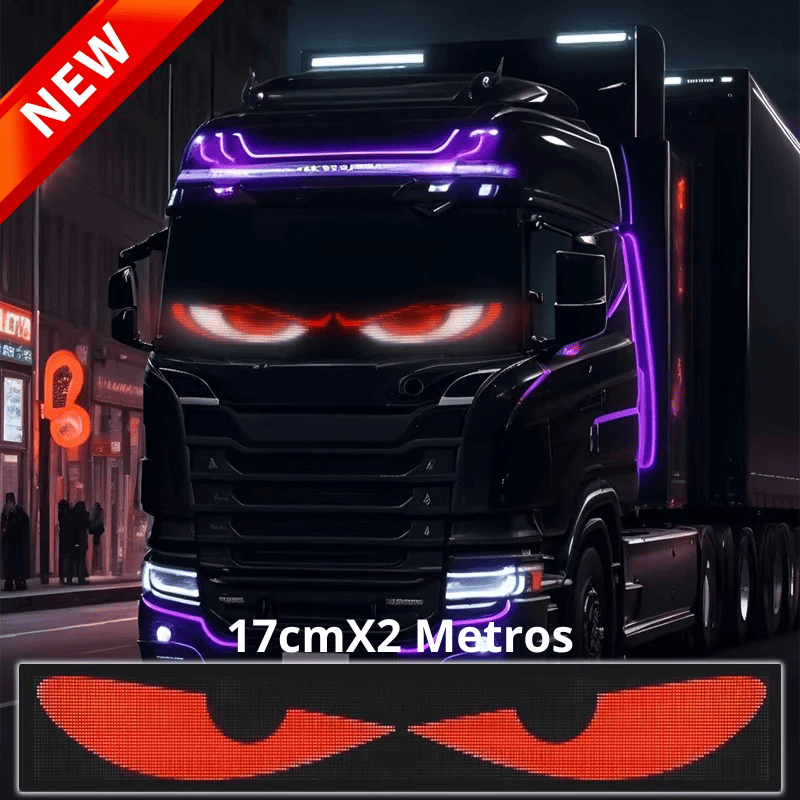 Tela Flexível de LED para Carros e Caminhões